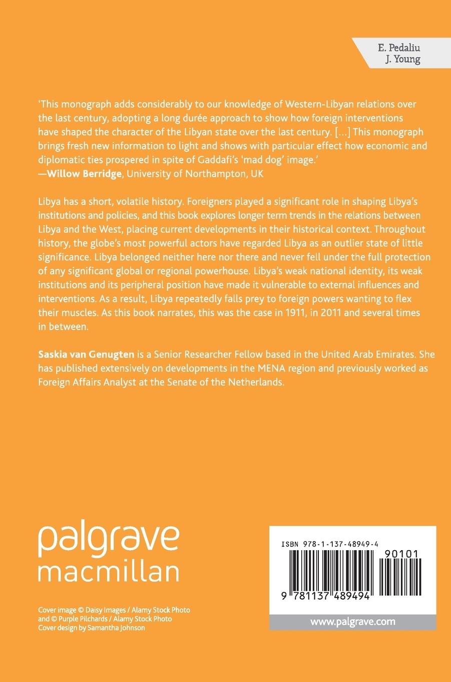 Rückseitencover Libya in Western Foreign Policies, 1911-2011