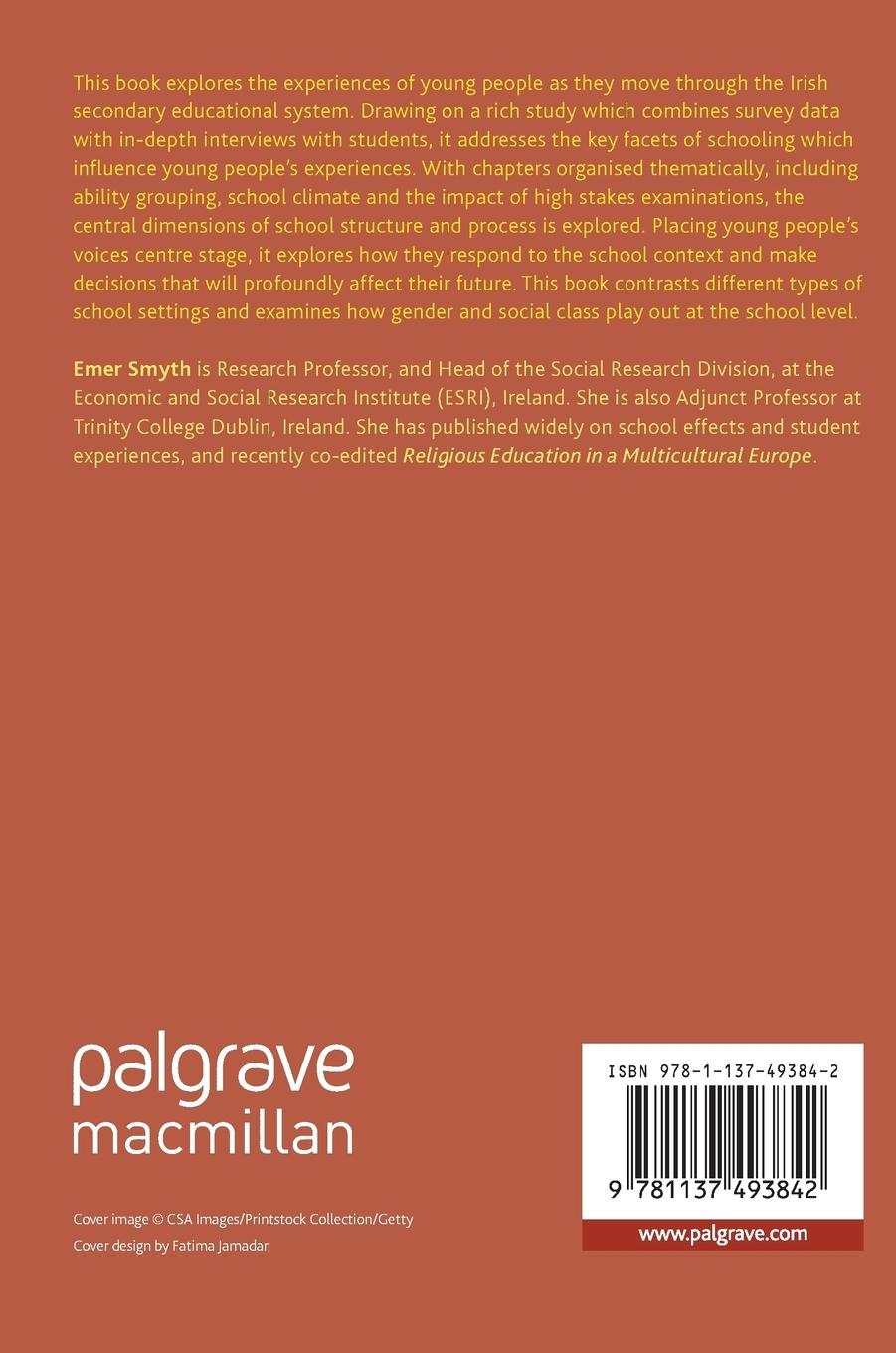 Rückseitencover Students' Experiences and Perspectives on Secondary Education