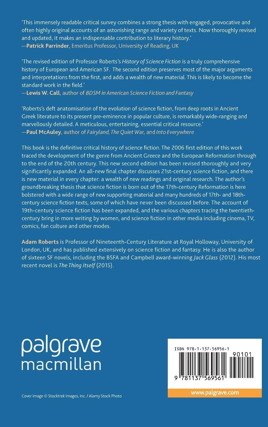 Rückseitencover The History of Science Fiction