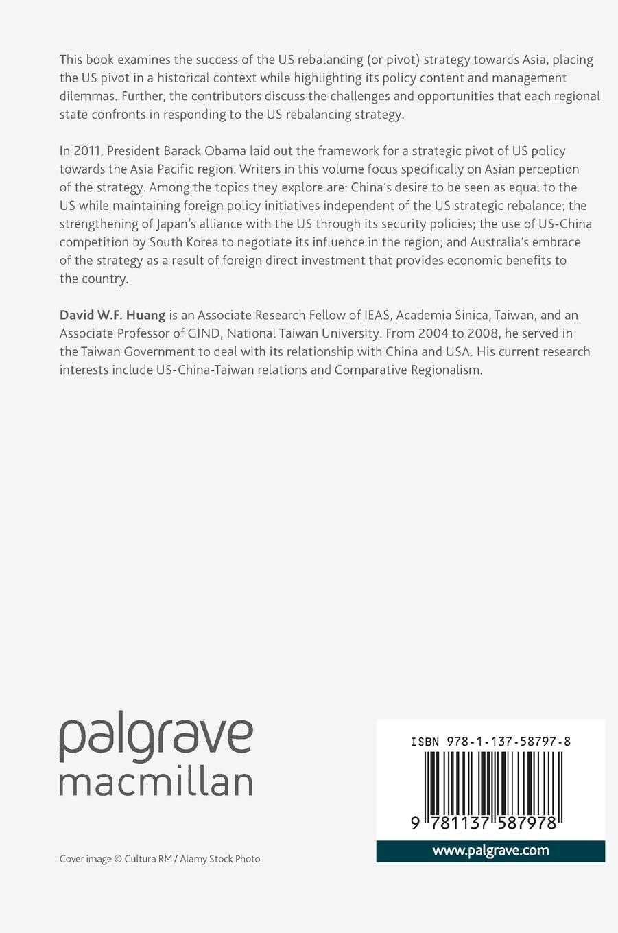 Rückseitencover Asia Pacific Countries and the US Rebalancing Strategy