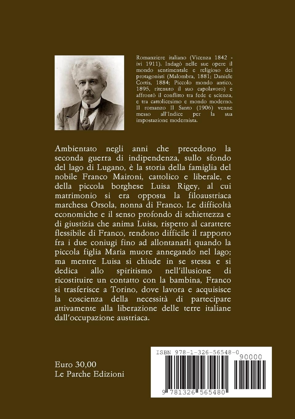 Rückseitencover Piccolo mondo antico