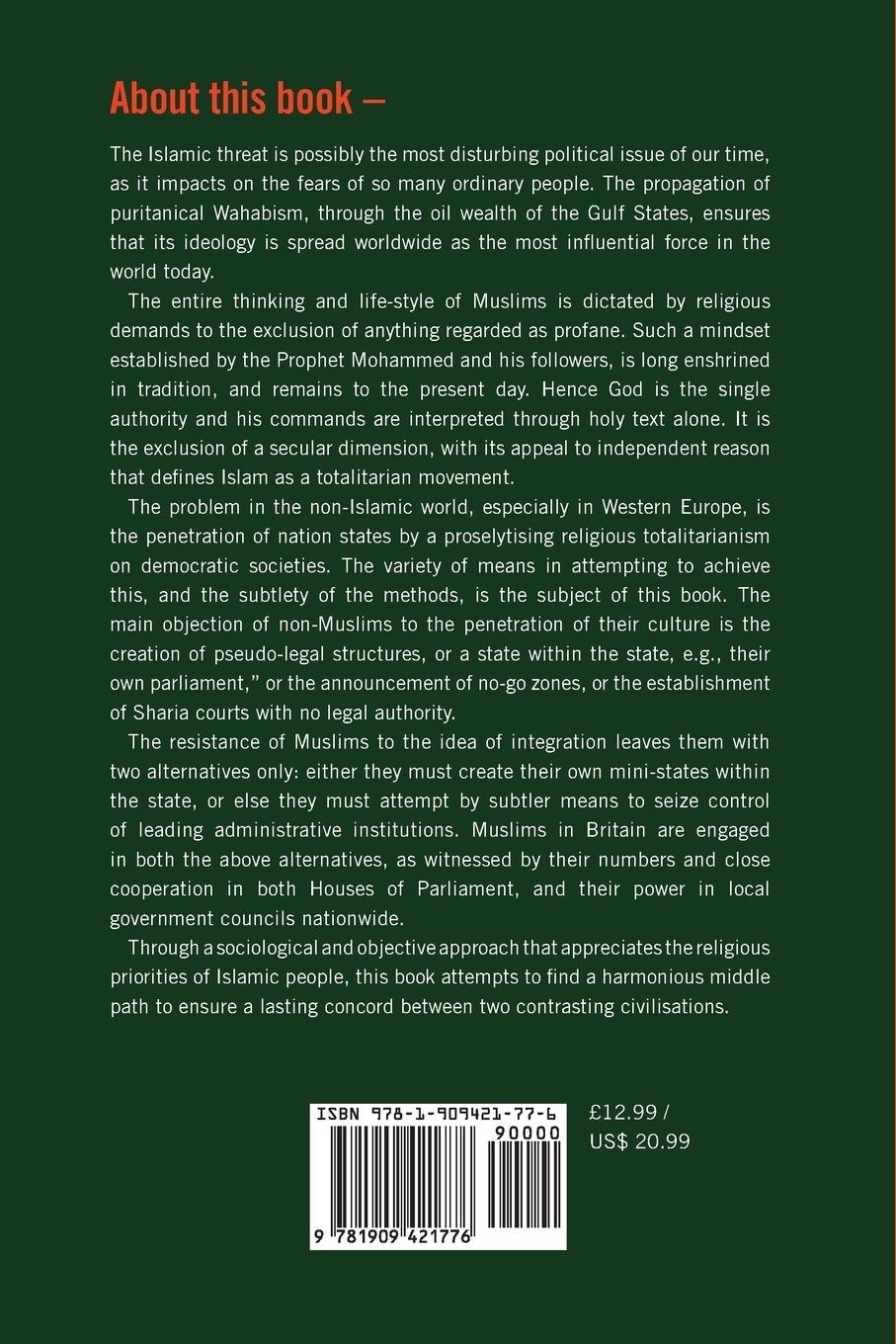 Rückseitencover Islam and The New Totalitarianism