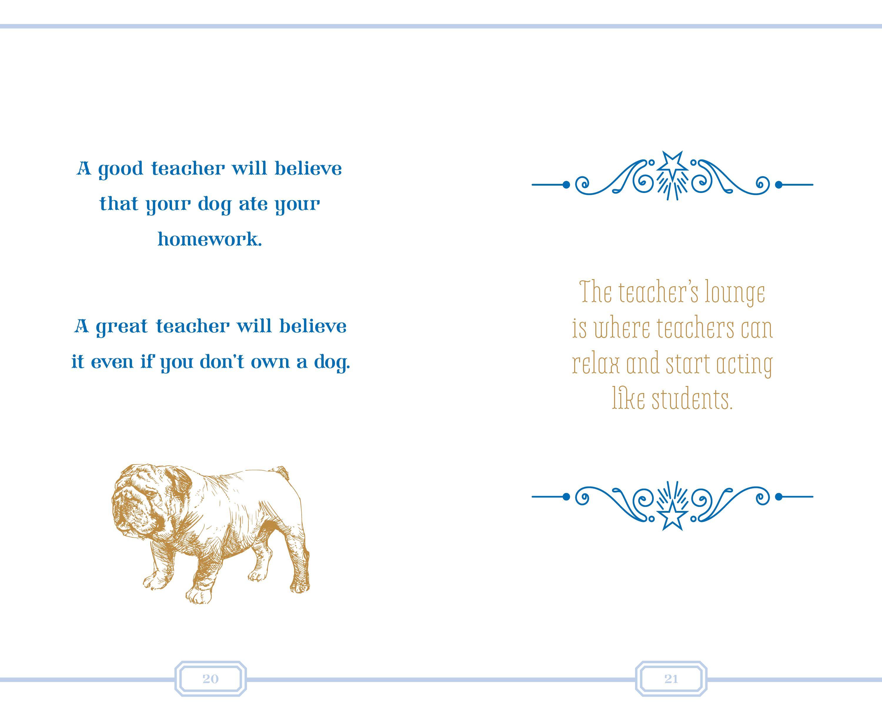 Beispielinhalt (Bild) Teachers' Lessons Last a Lifetime (or at Least Until the Next Exam)