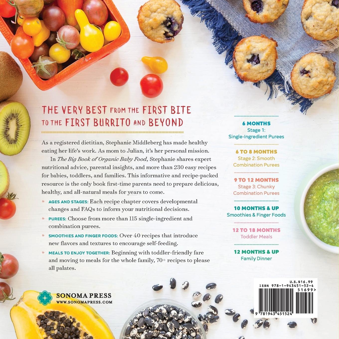 Rückseitencover The Big Book of Organic Baby Food
