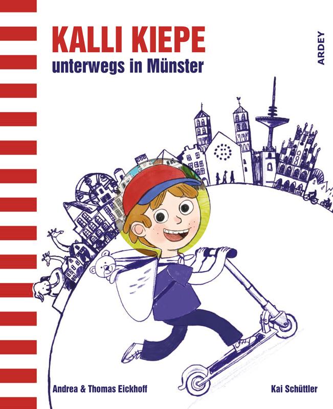 Vorderes Coverbild Kalli Kiepe unterwegs in Münster