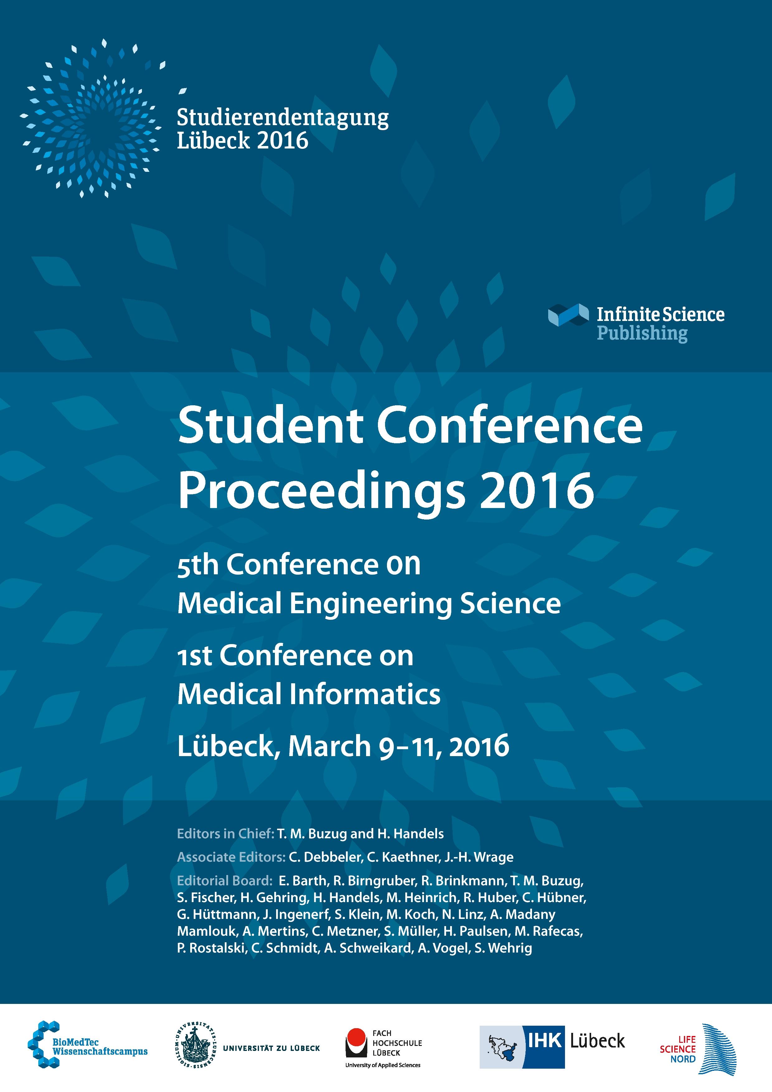 Vorderes Coverbild Student Conference Proceedings 2016