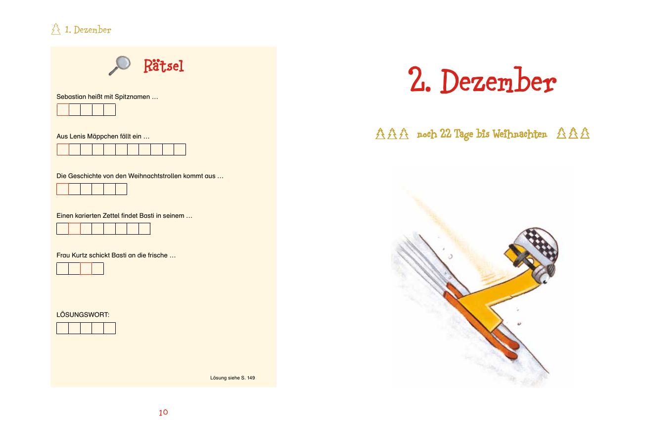Beispielinhalt (Bild) Ein Fall für die Knecht-Ruprecht-Bande