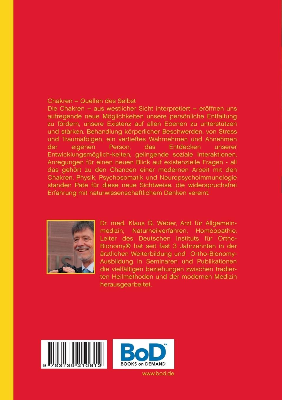 Rückseitencover Chakren - Quellen des Selbst