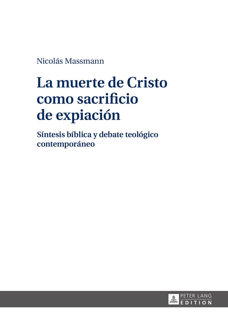 Vorderes Coverbild La muerte de Cristo como sacrificio de expiación