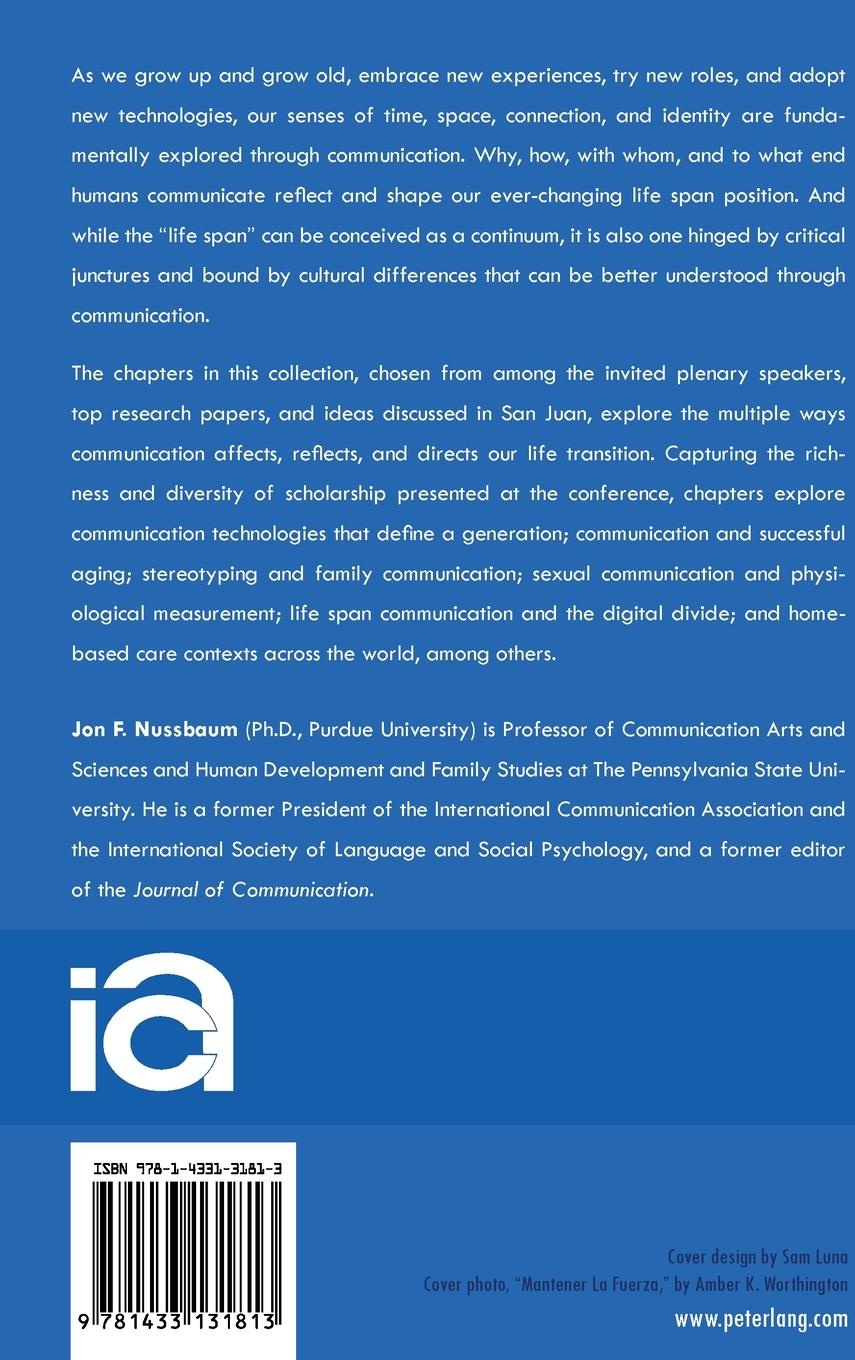 Rückseitencover Communication Across the Life Span