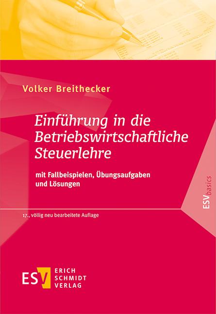 Vorderes Coverbild Einführung in die Betriebswirtschaftliche Steuerlehre