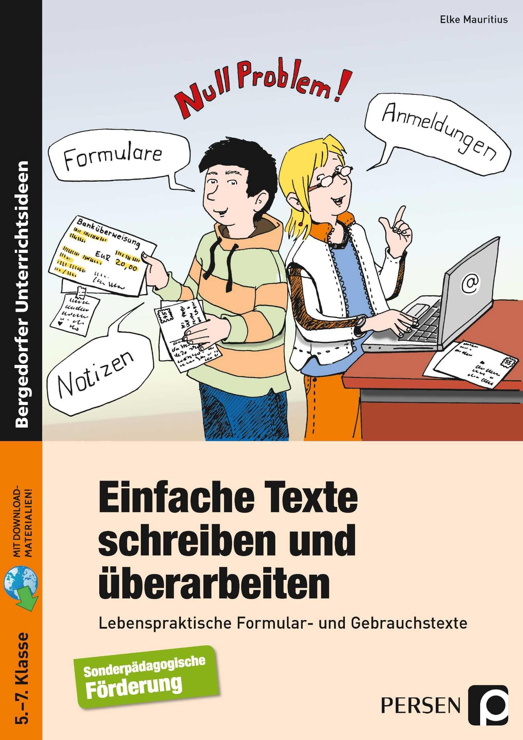 Vorderes Coverbild Einfache Texte schreiben und überarbeiten