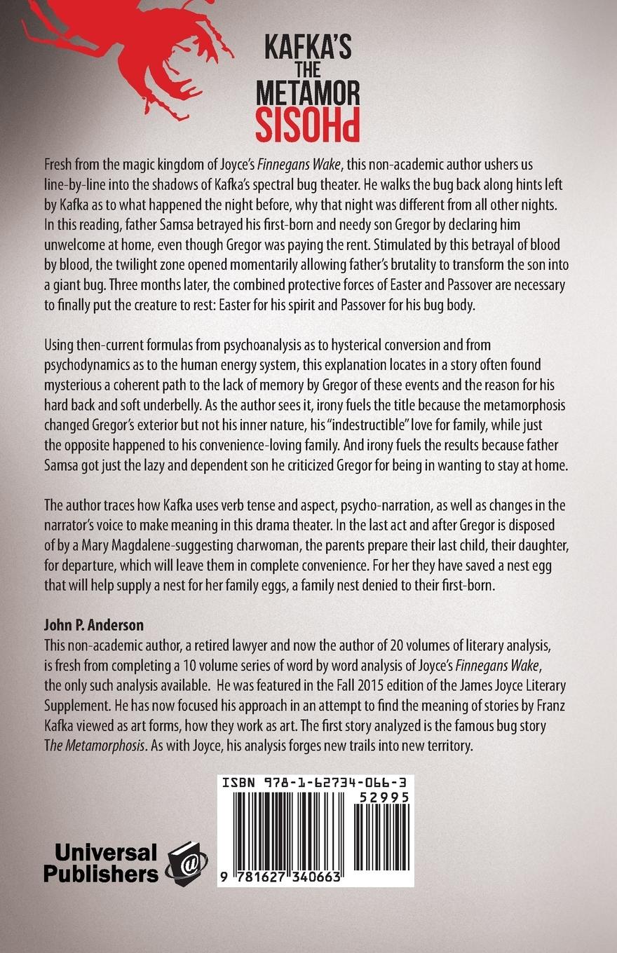 Rückseitencover Kafka's The Metamorphosis