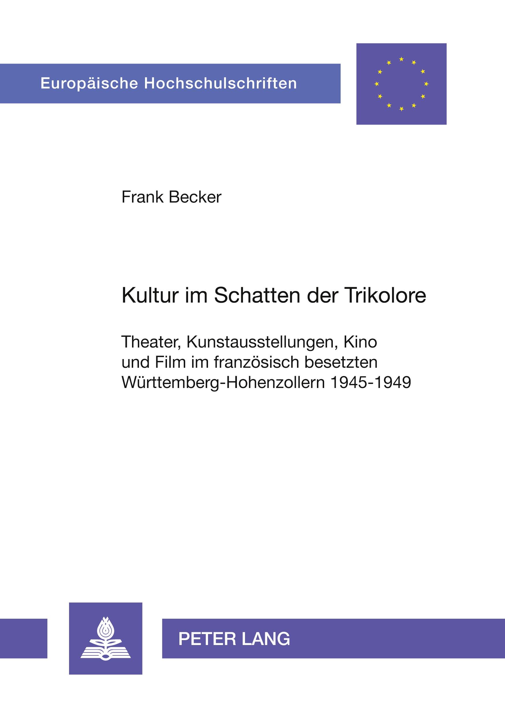 Vorderes Coverbild Kultur im Schatten der Trikolore