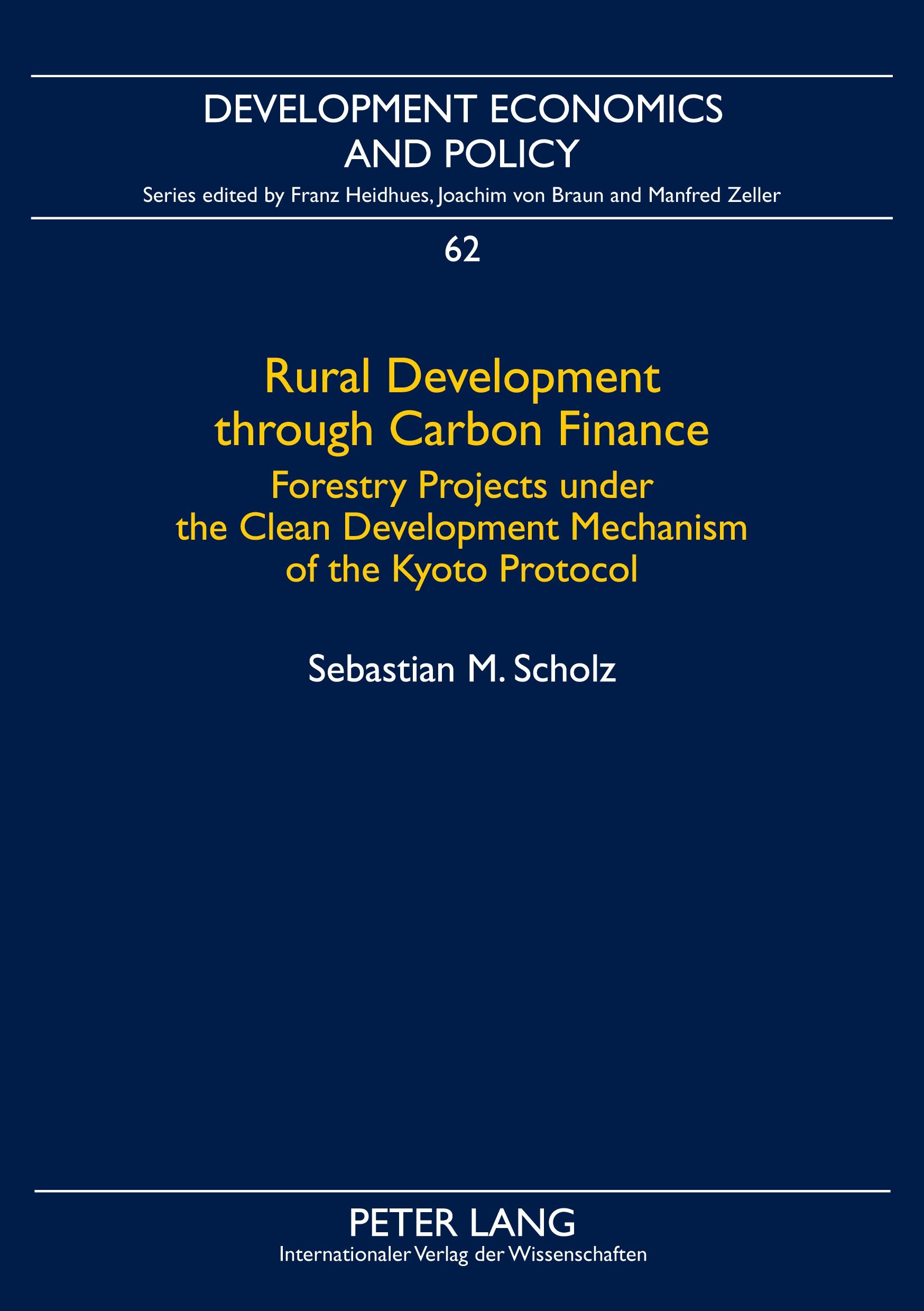 Vorderes Coverbild Rural Development through Carbon Finance