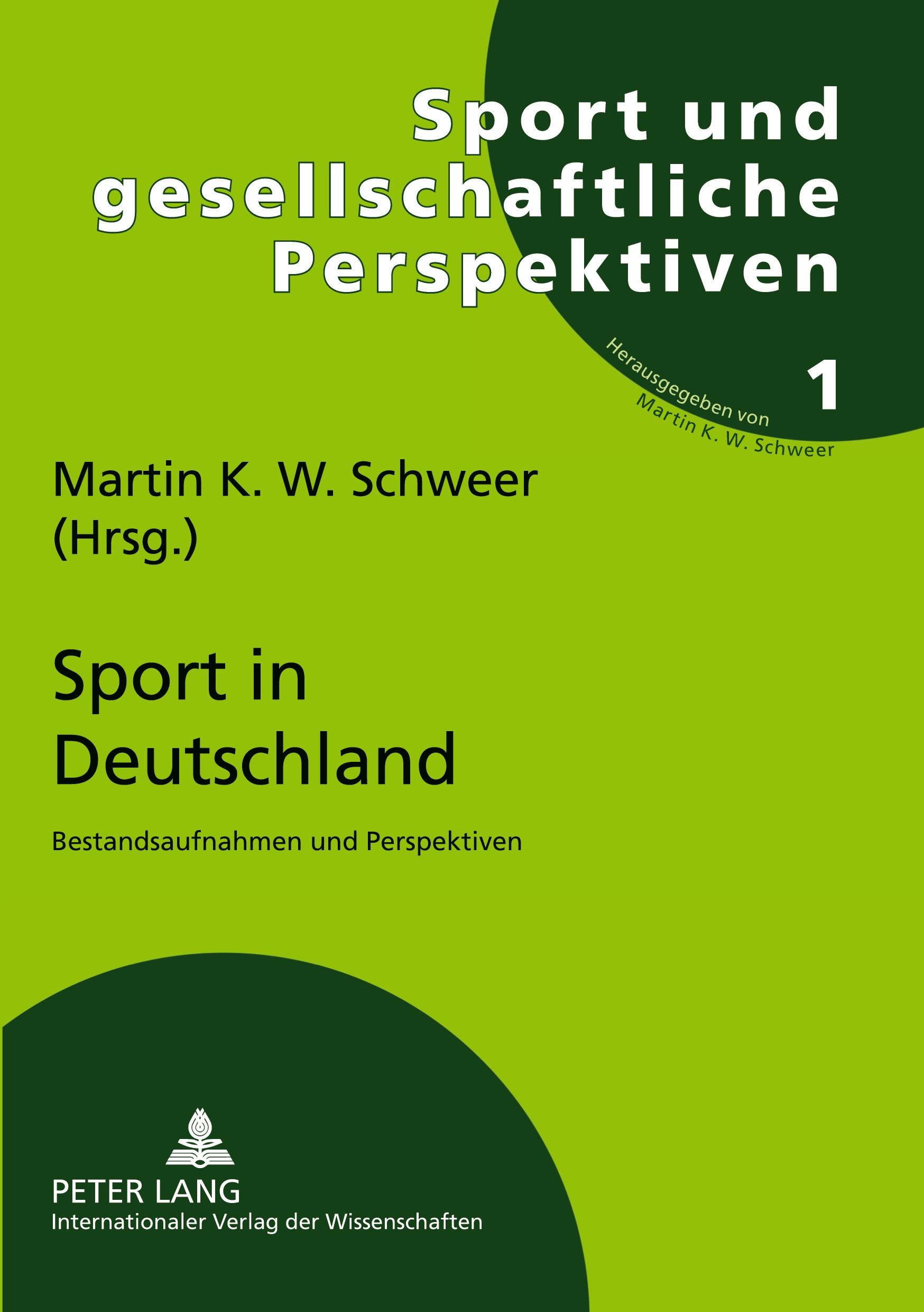 Vorderes Coverbild Sport in Deutschland