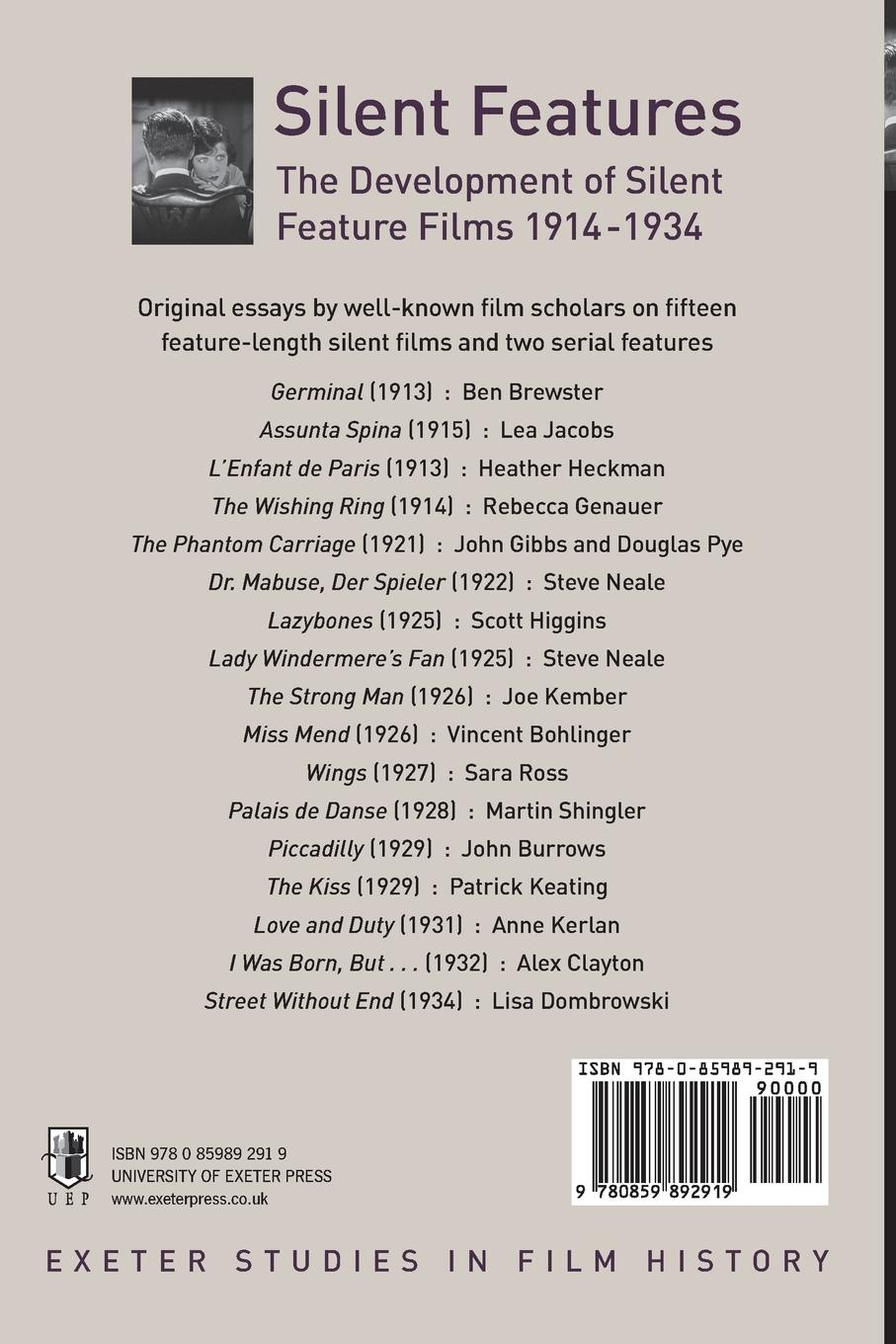 Rückseitencover Silent Features