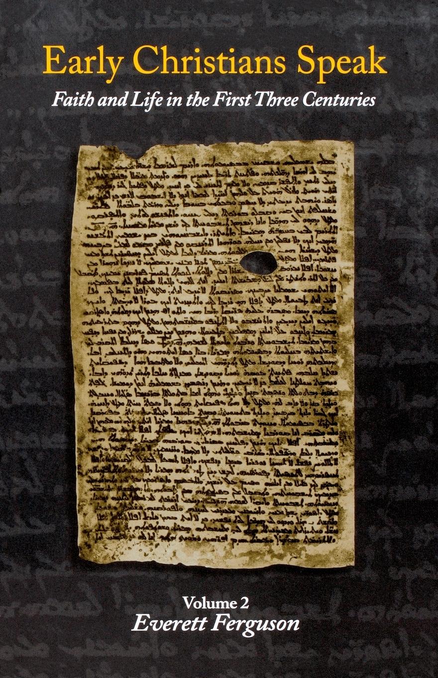 Vorderes Coverbild Early Christians Speak
