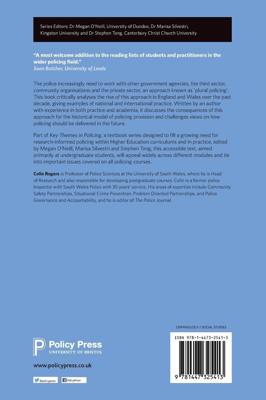 Rückseitencover Plural policing