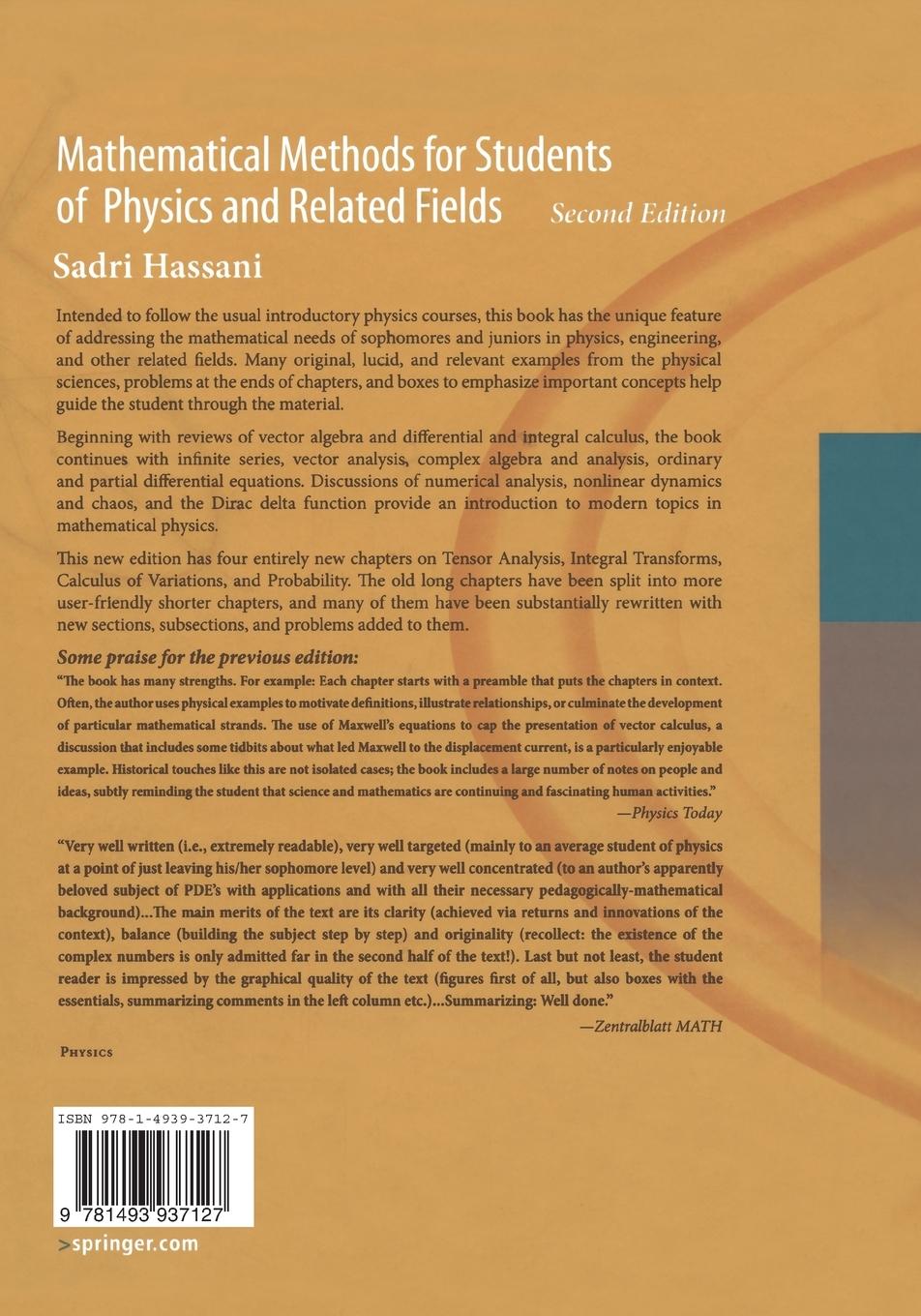 Rückseitencover Mathematical Methods