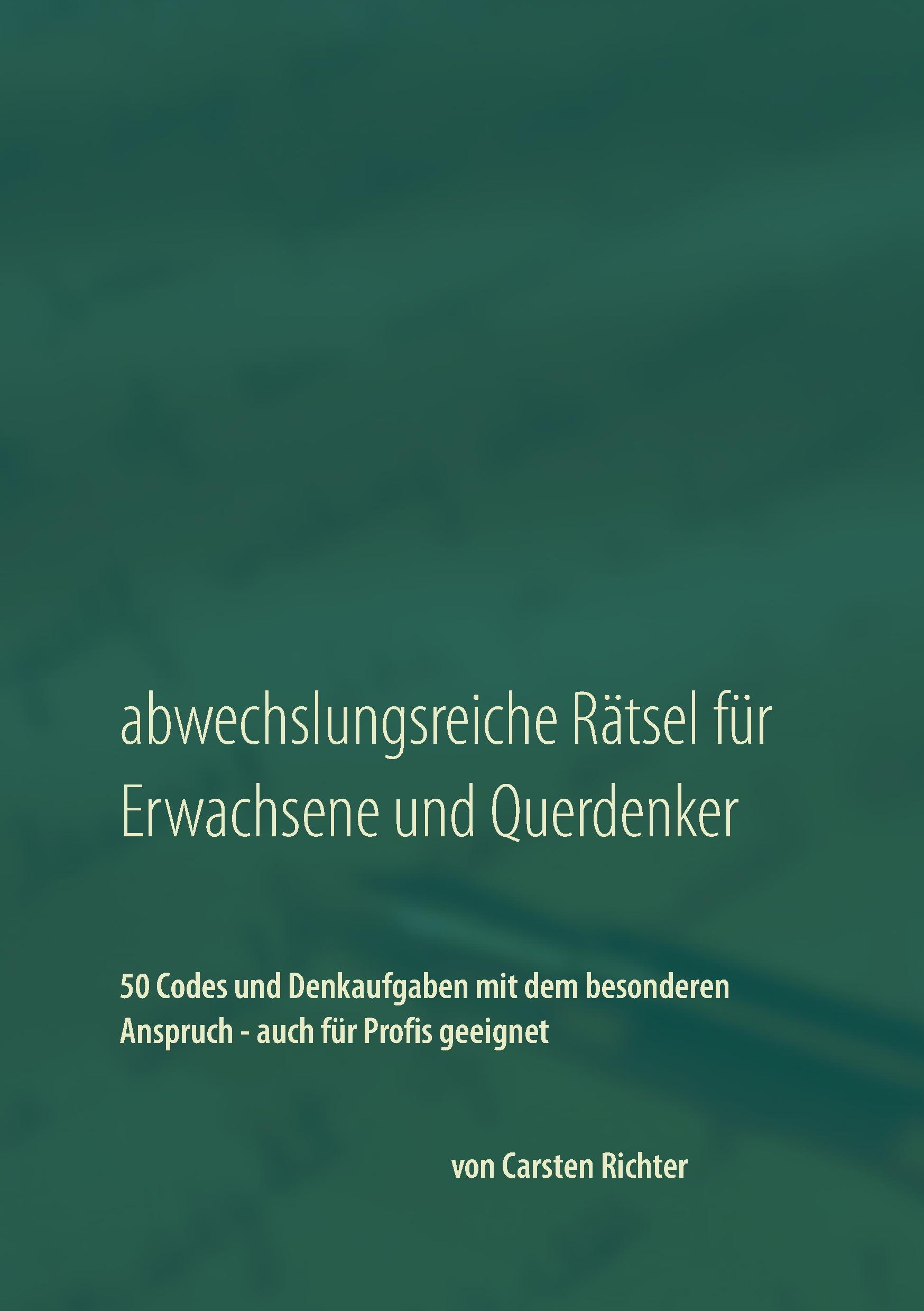 Vorderes Coverbild Abwechslungsreiche Rätsel für Erwachsene und Querdenker