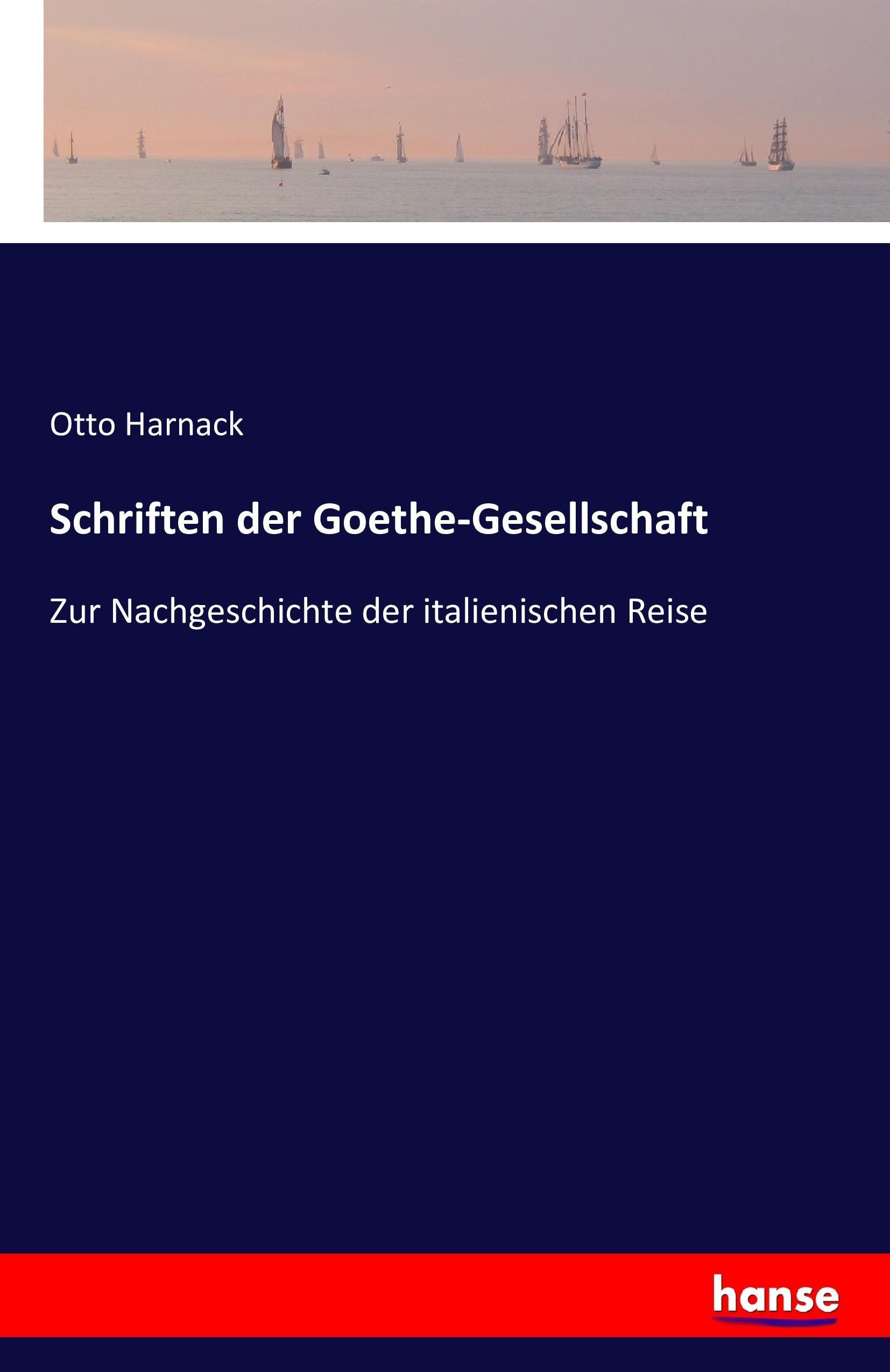 Vorderes Coverbild Schriften der Goethe-Gesellschaft
