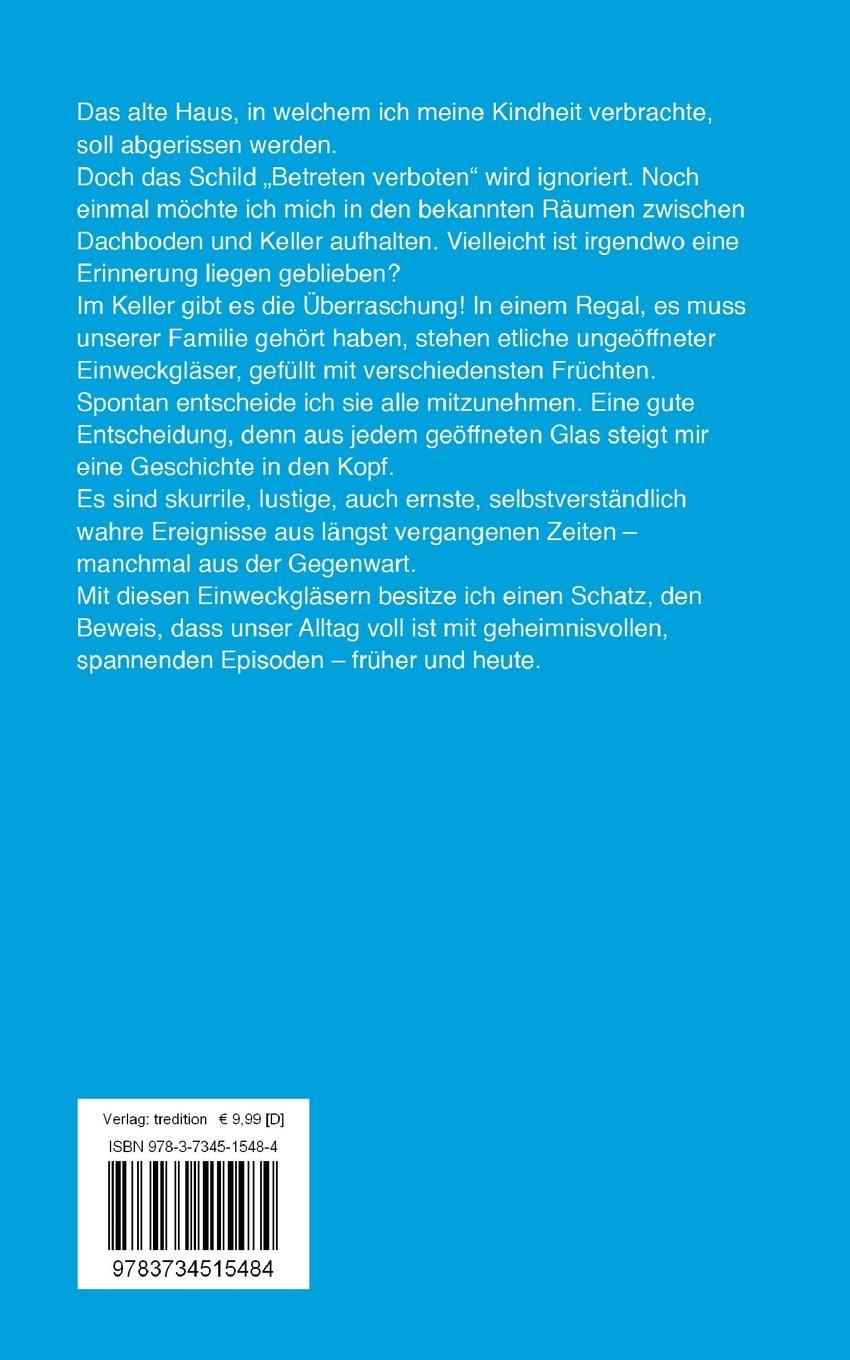 Rückseitencover Geschichten aus dem Einweckglas