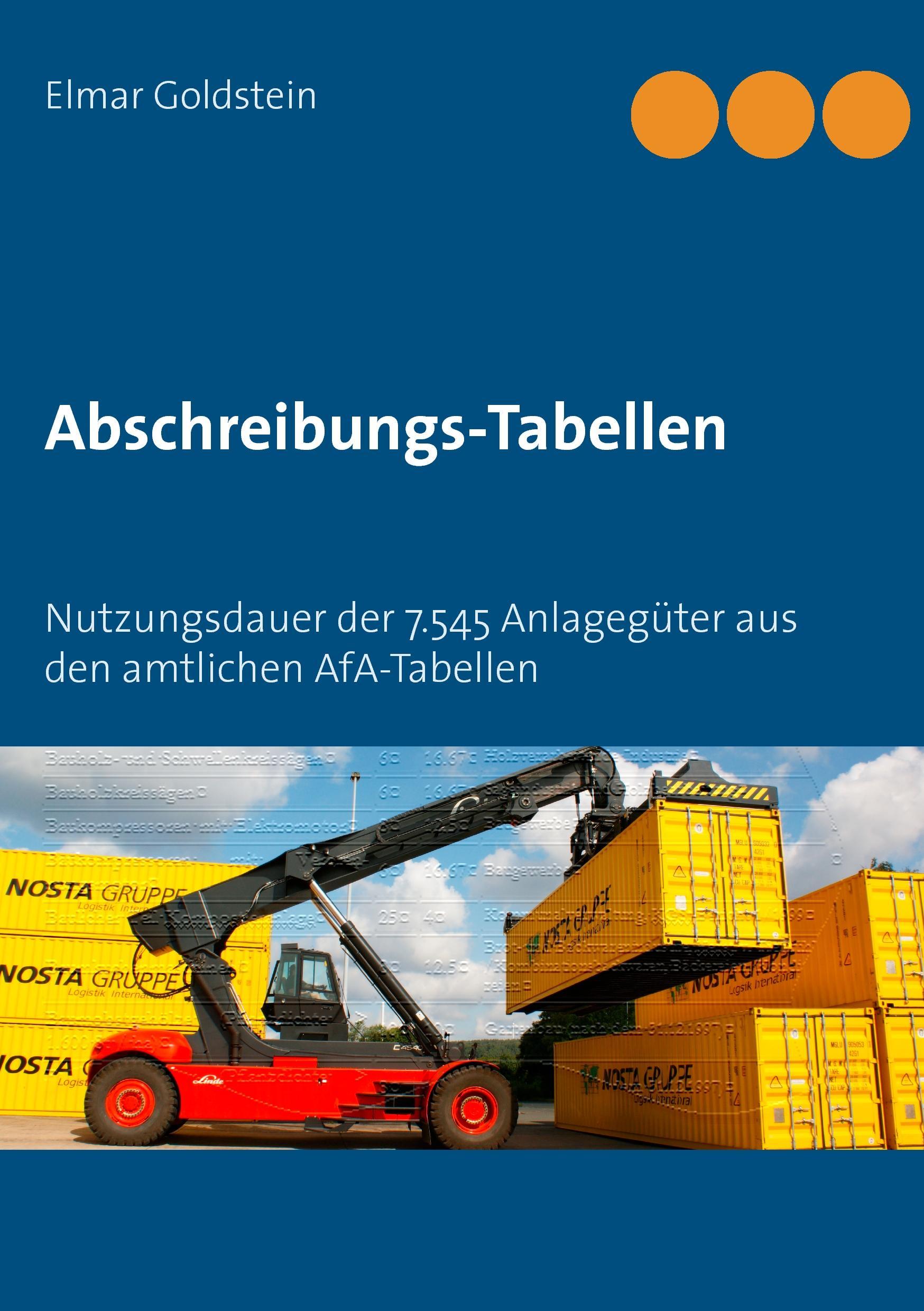 Vorderes Coverbild Abschreibungs-Tabellen