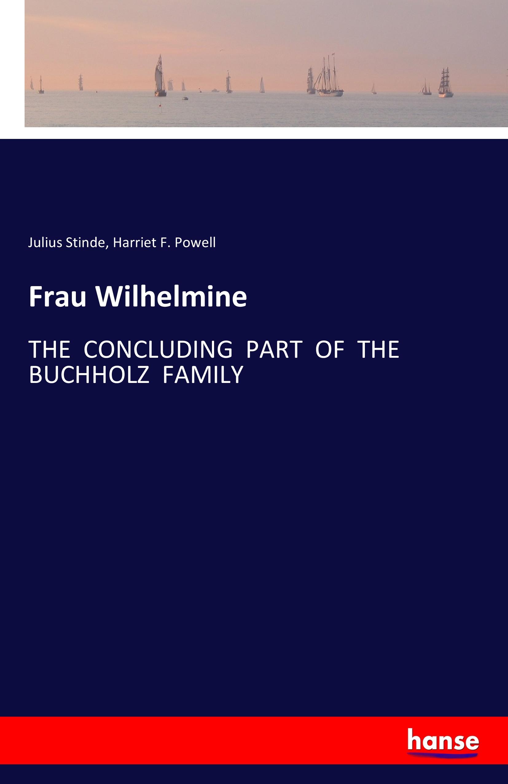 Vorderes Coverbild Frau Wilhelmine