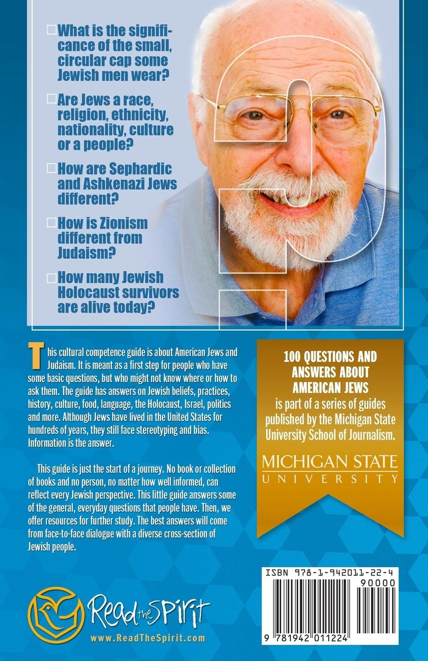 Rückseitencover 100 Questions and Answers About American Jews with a Guide to Jewish Holidays