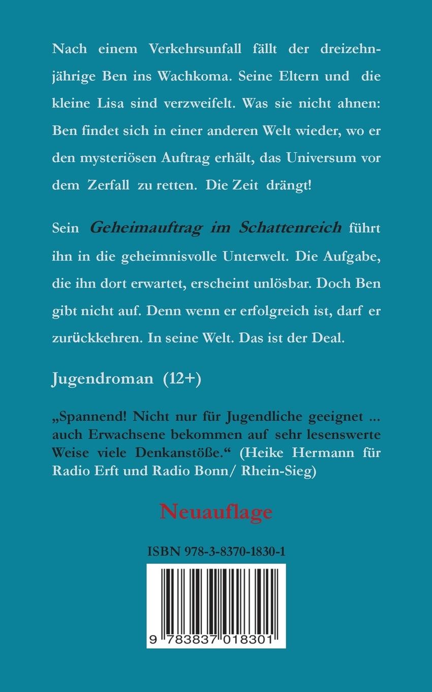 Rückseitencover Geheimauftrag im Schattenreich
