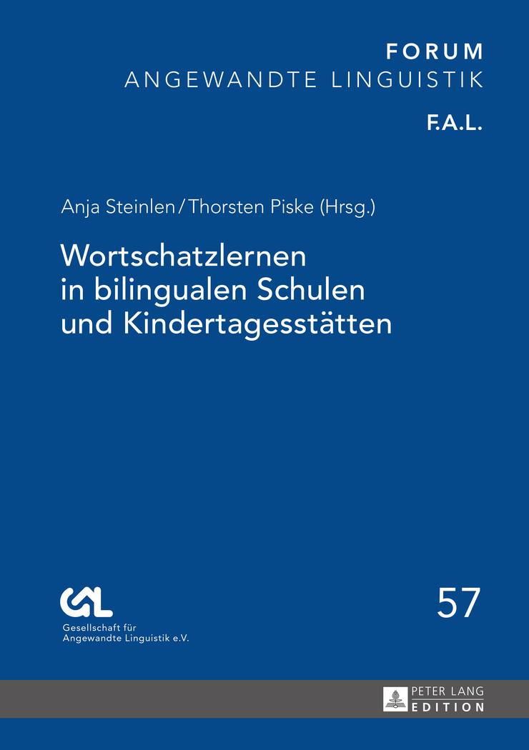 Vorderes Coverbild Wortschatzlernen in bilingualen Schulen und Kindertagesstätten