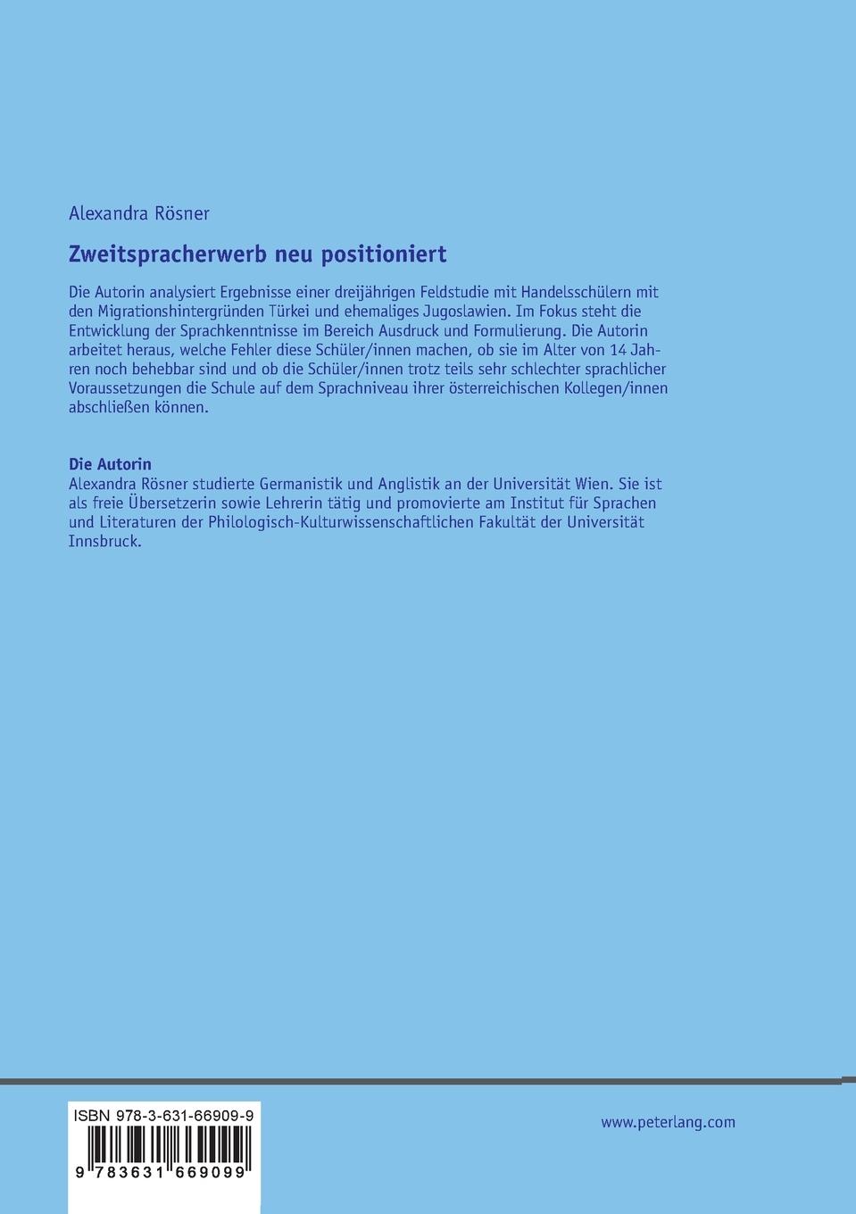 Rückseitencover Zweitspracherwerb neu positioniert