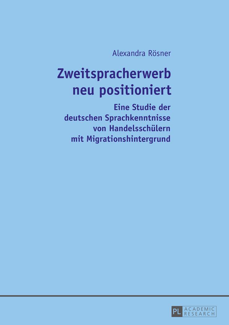 Vorderes Coverbild Zweitspracherwerb neu positioniert
