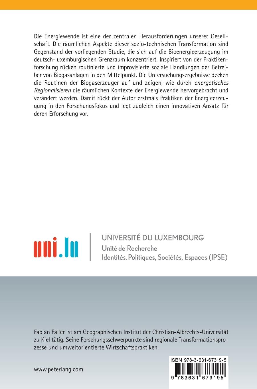 Rückseitencover Energetisches Regionalisieren