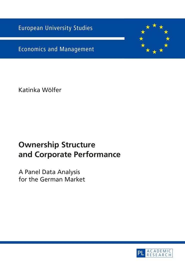 Vorderes Coverbild Ownership Structure and Corporate Performance