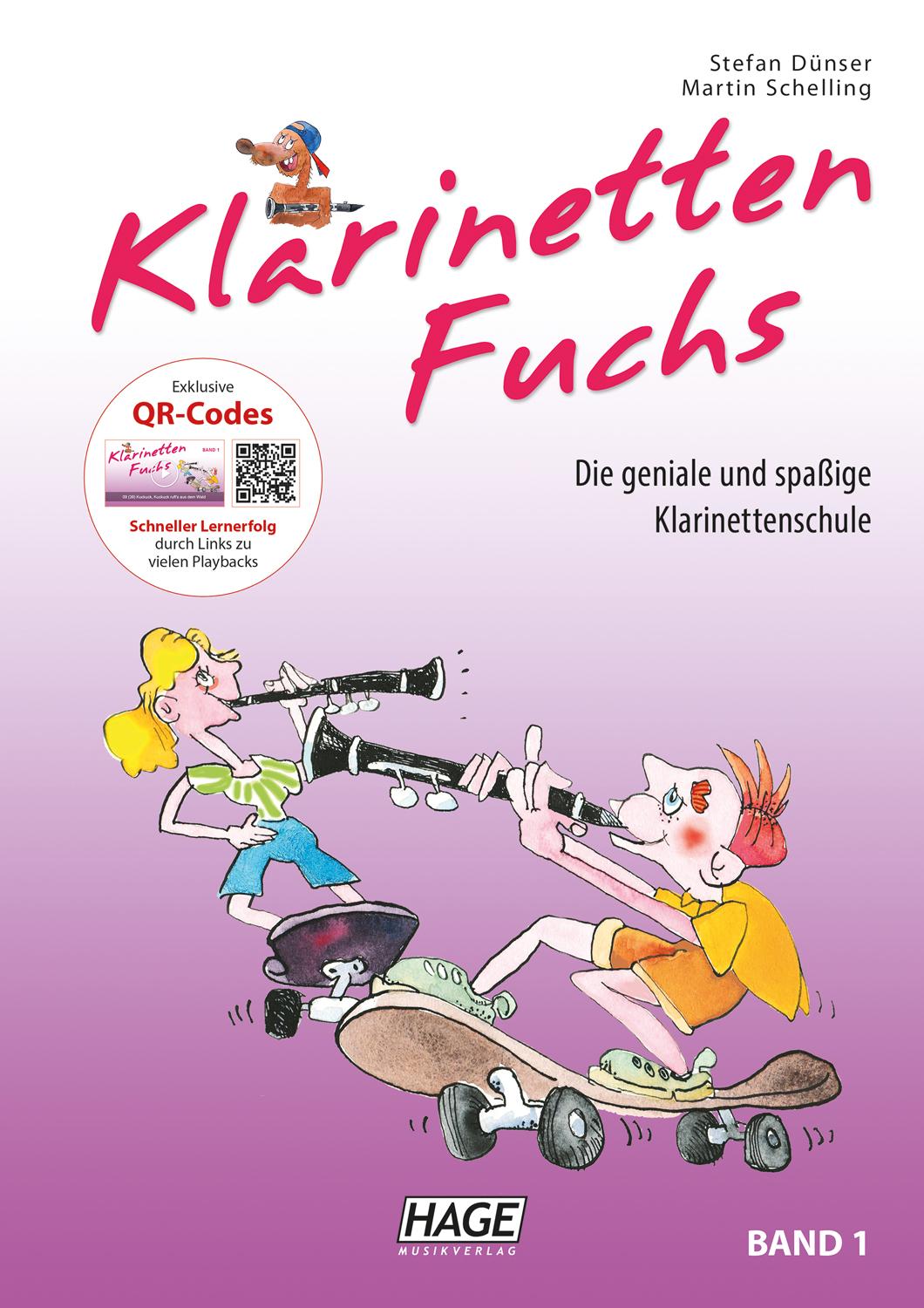 Vorderes Coverbild Klarinetten Fuchs Band 1 mit CD