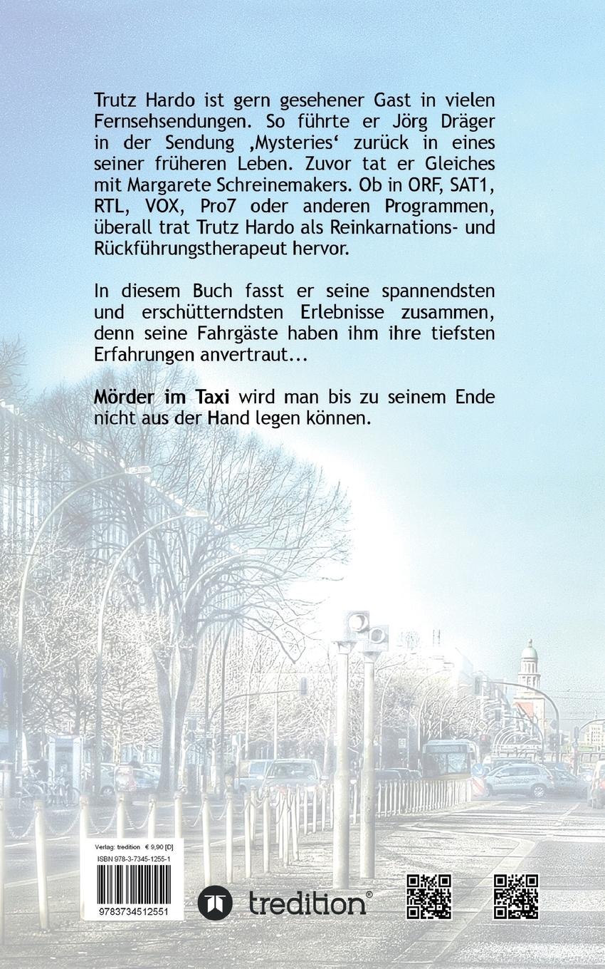 Rückseitencover Mörder im Taxi