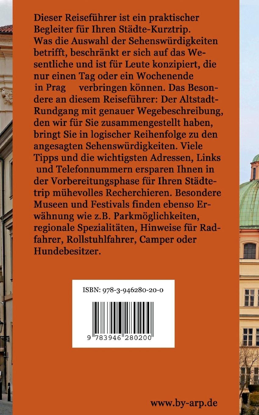 Rückseitencover Prag - Der praktische Reiseführer für Ihren Städtetrip