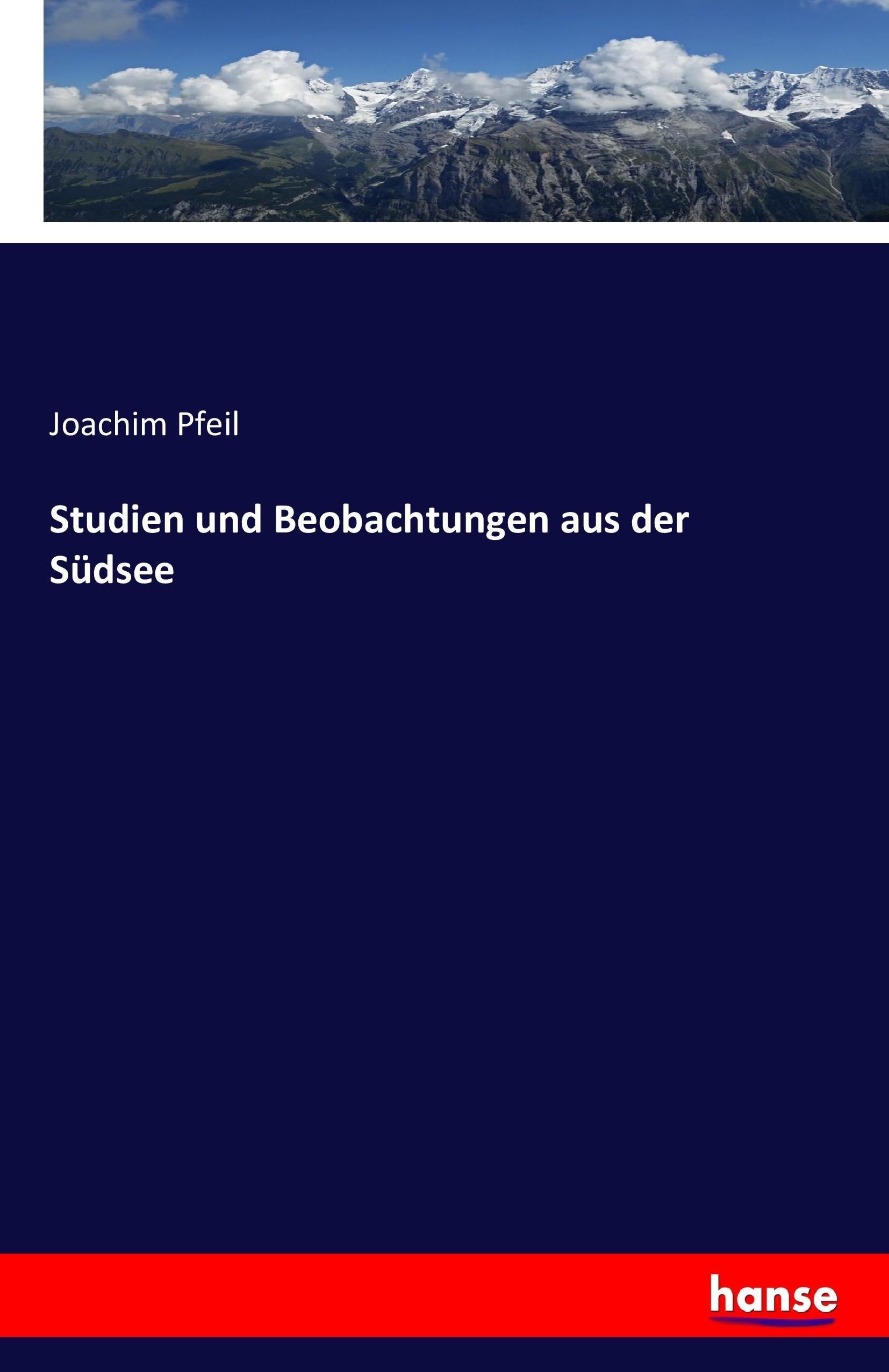 Vorderes Coverbild Studien und Beobachtungen aus der Südsee