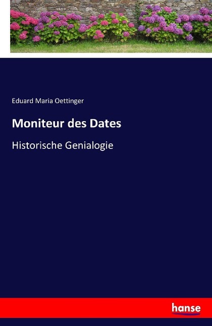 Vorderes Coverbild Moniteur des Dates