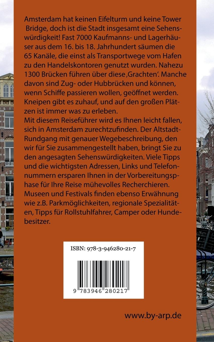 Rückseitencover Amsterdam - Der praktische Reiseführer für Ihren Städtetrip