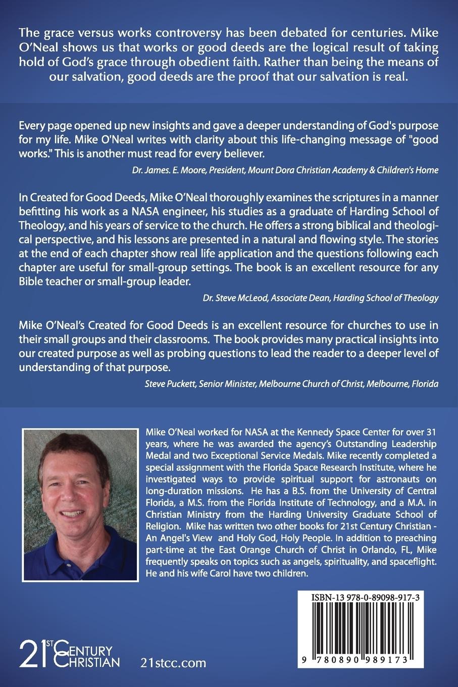 Rückseitencover Created for Good Deeds