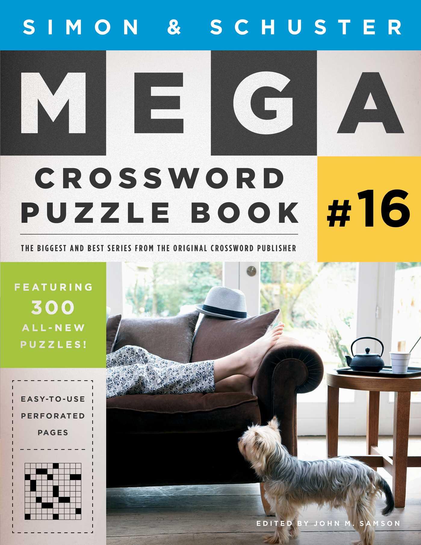Vorderes Coverbild Simon & Schuster Mega Crossword Puzzle Book #16