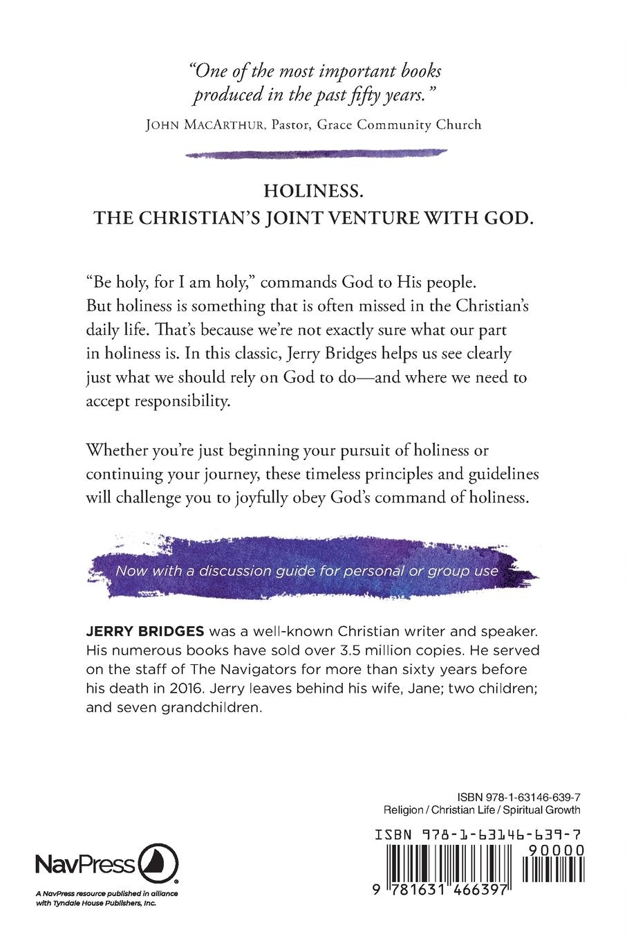 Rückseitencover The Pursuit of Holiness