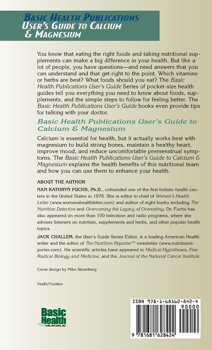 Rückseitencover User's Guide to Calcium & Magnesium