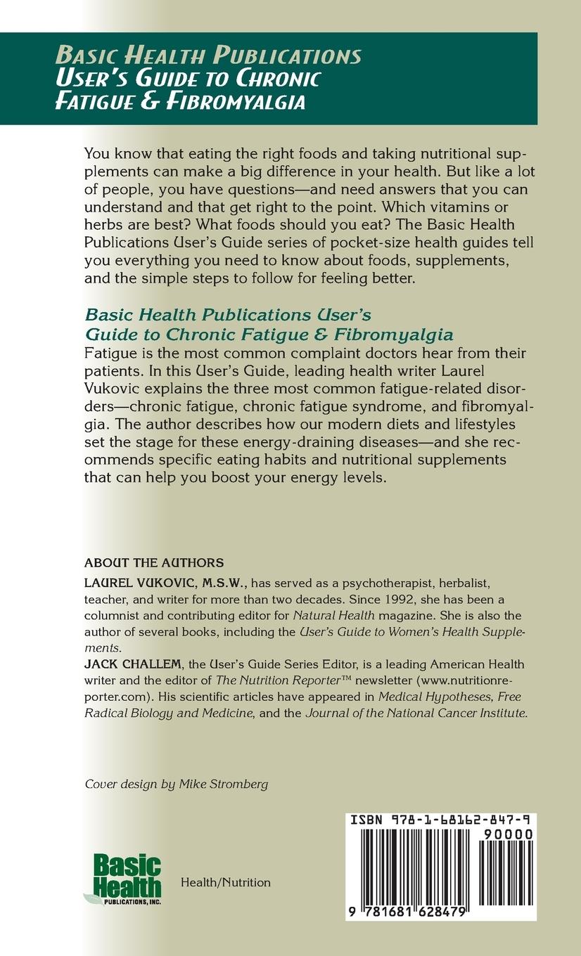 Rückseitencover User's Guide to Chronic Fatigue & Fibromyalgia
