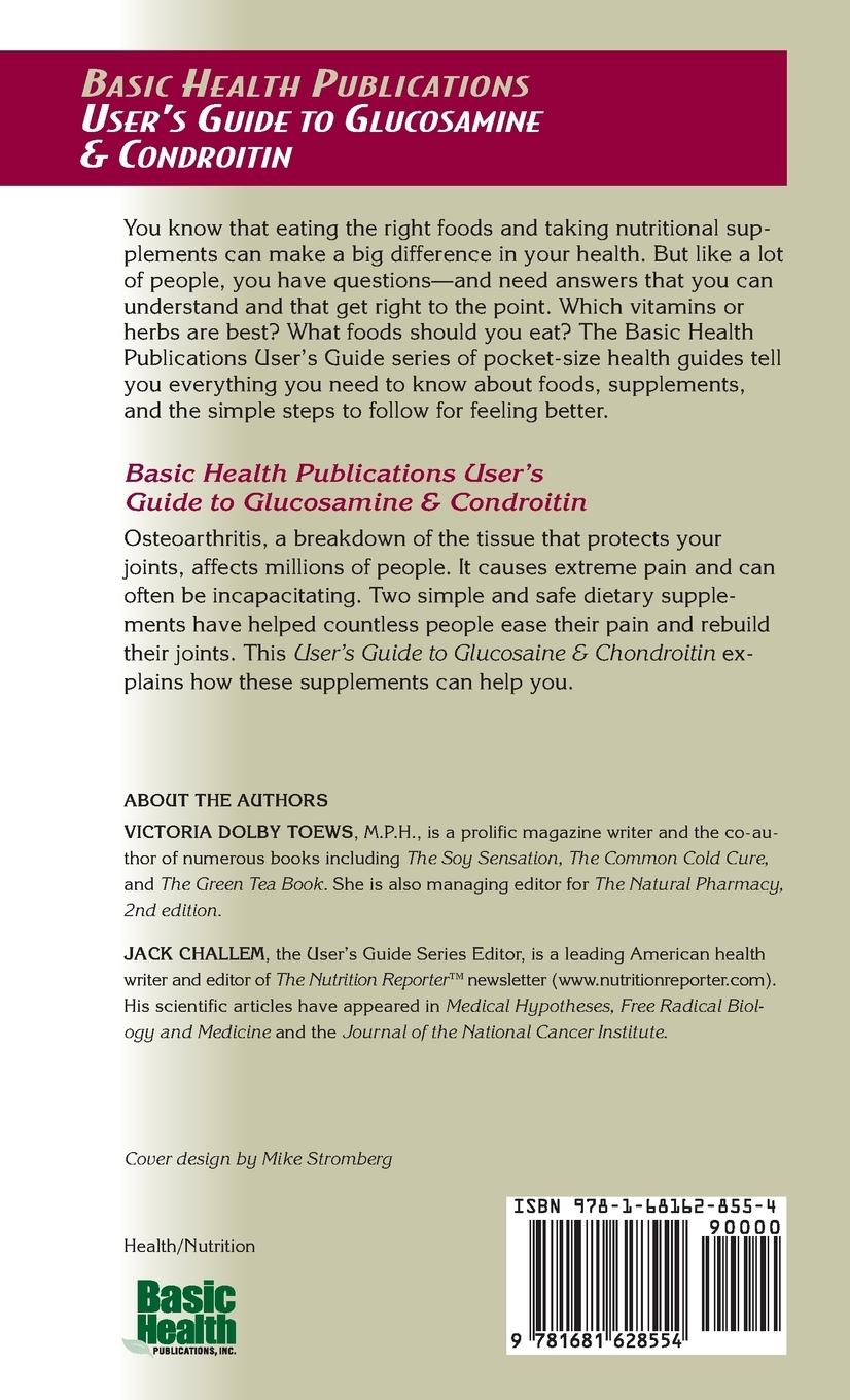 Rückseitencover User's Guide to Glucosamine and Chondroitin
