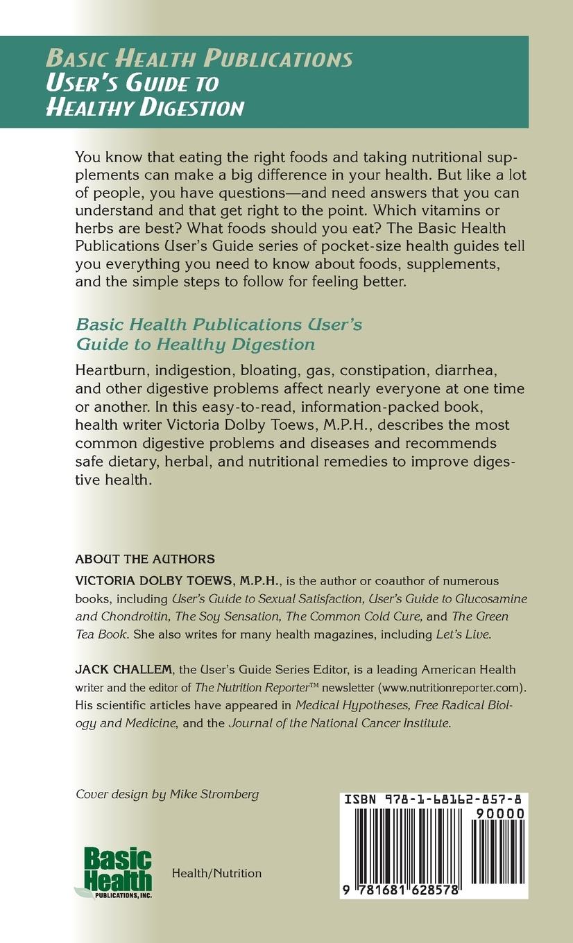 Rückseitencover User's Guide to Healthy Digestion