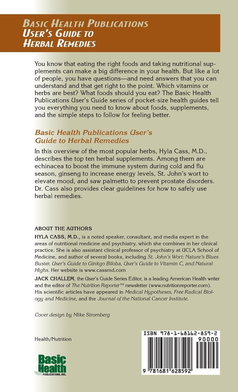 Rückseitencover User's Guide to Herbal Remedies